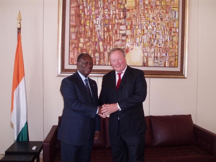 Le Président  de l`Internationale Libérale salue l`approche des nouveaux dirigeants de Côte d`Ivoire